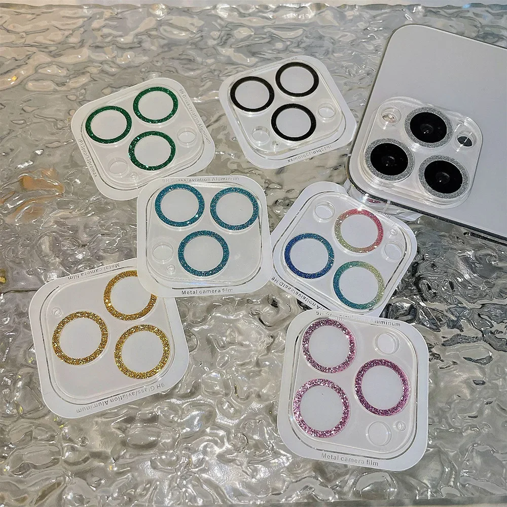 Прозрачный чехол для ПК Starry задней камеры Iphone 15 16 Pro Max Aifon защитное кольцо панели