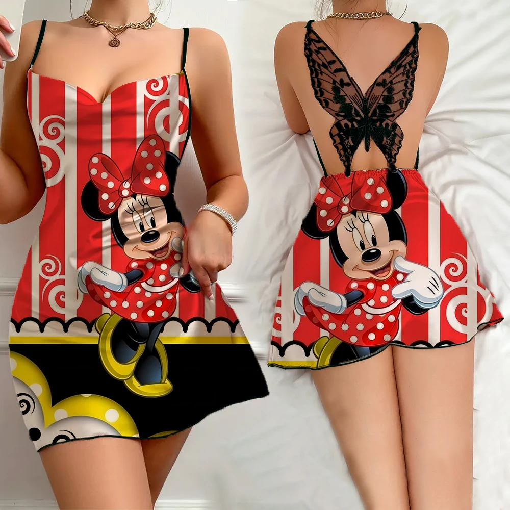 Летняя Пижама с оборками по краям женское домашнее комбинированное платье