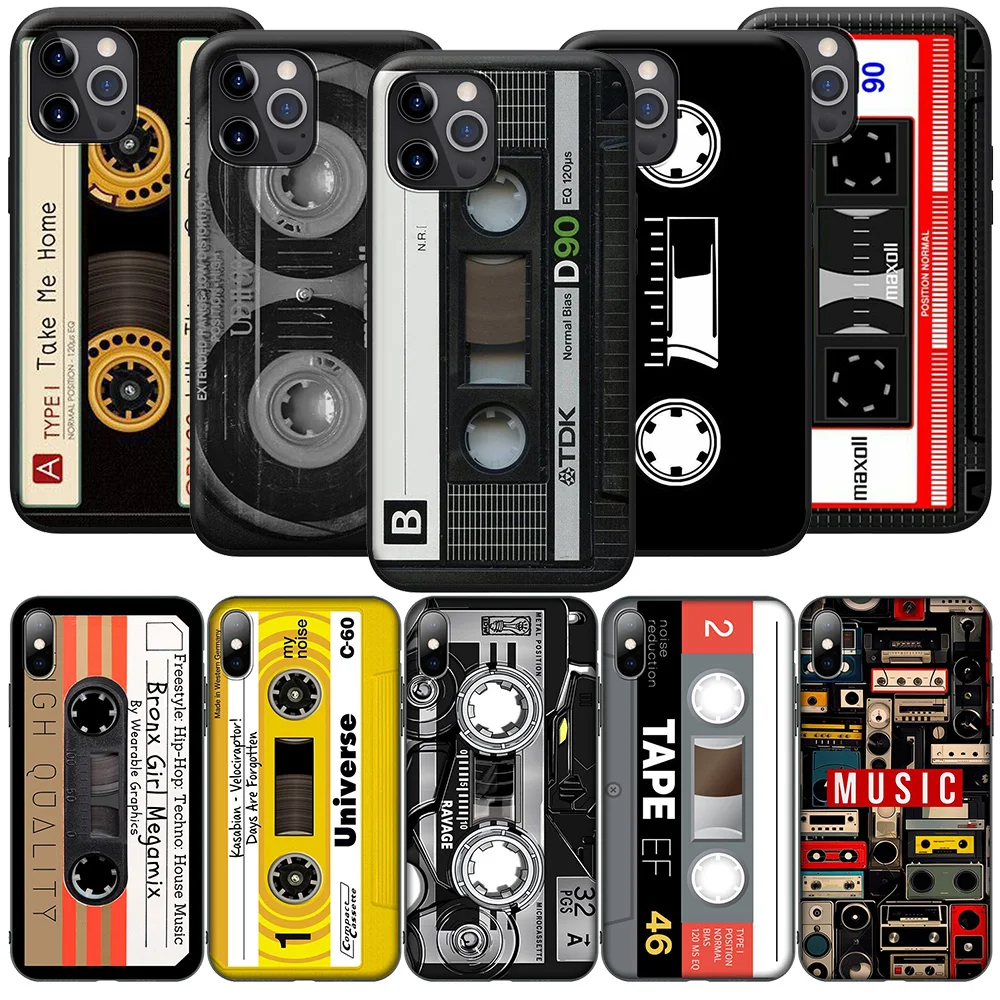 Мягкий чехол SA144 Retro Cassette Tape Art для Samsung Galaxy S20 S21 S22 S23 S24 Fe Plus Ultra Lite