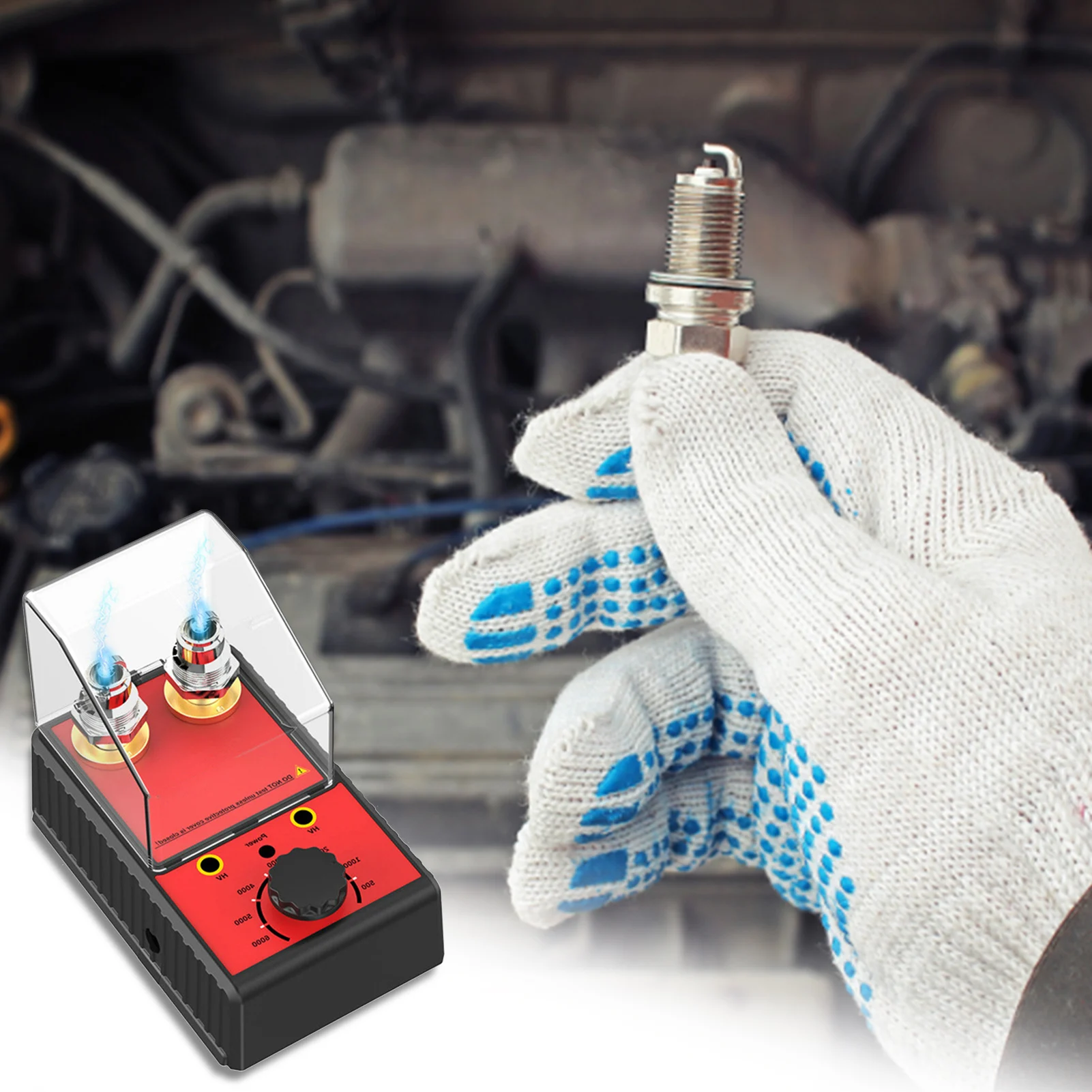 Автомобильный тестер Свечей Зажигания Тестер свечи зажигания с двумя
