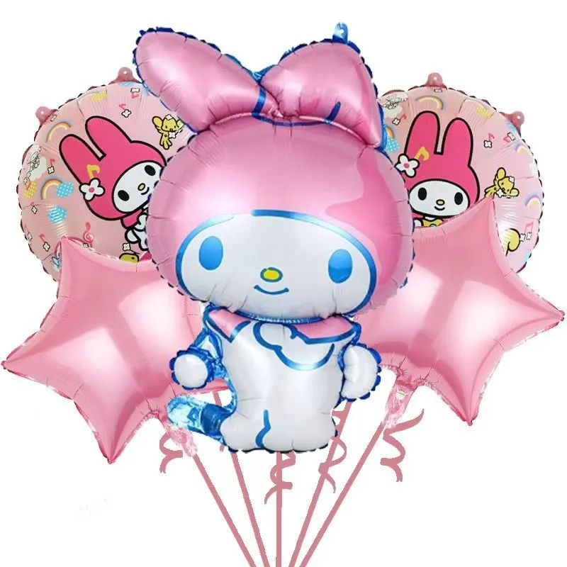 Набор воздушных шаров Melody Kuromi  MINISO kuromi решай и стирай