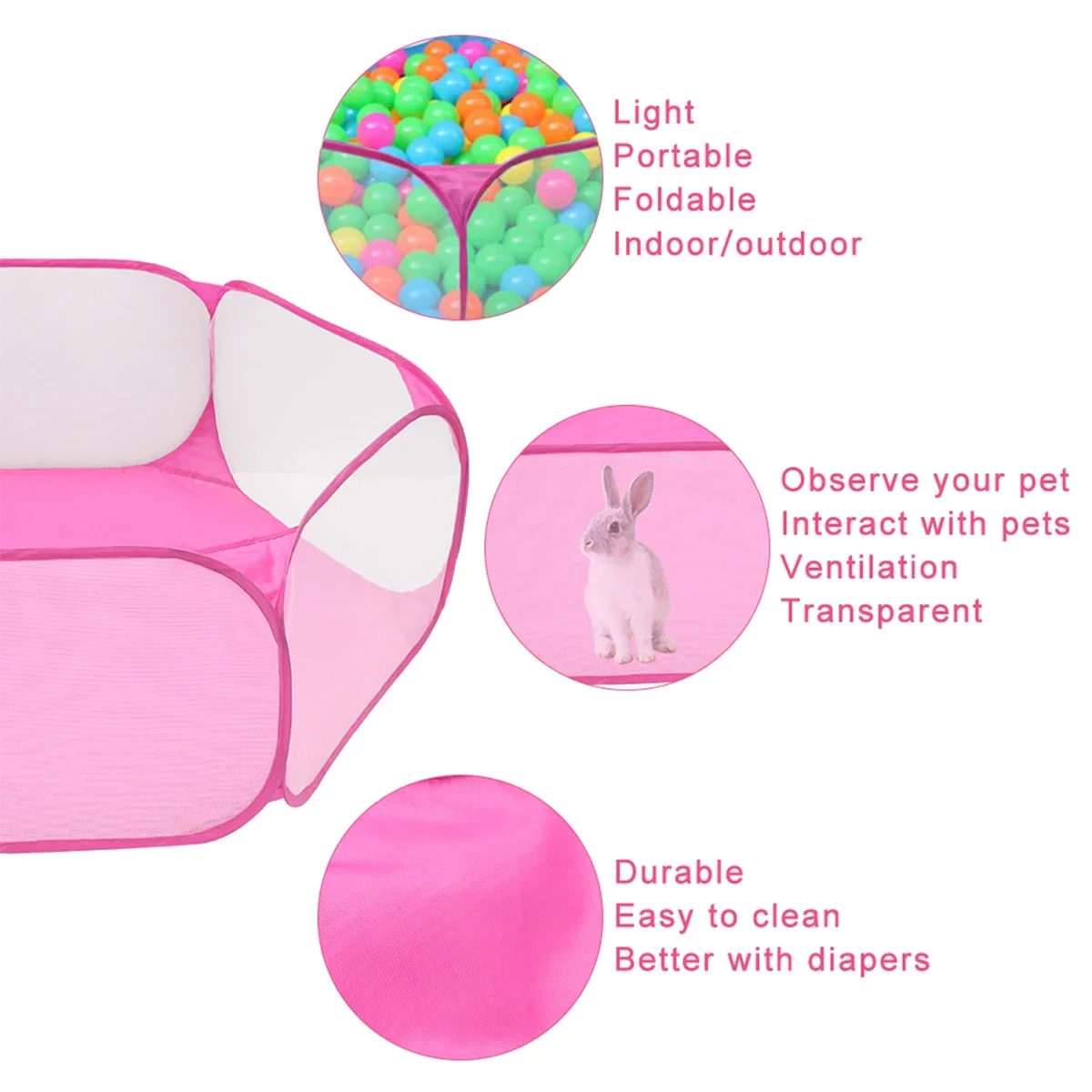 Портативная складная детская игрушка для океанского бассейна с красивым