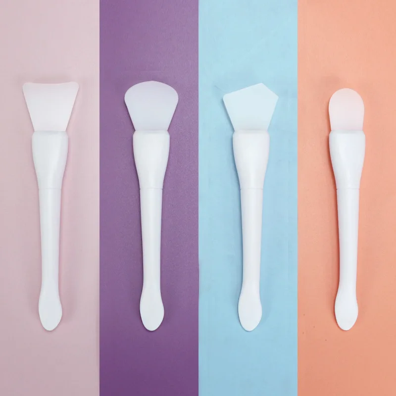 

Professional Makeup Silicone Face Mask Stirring Brush for Facials Hairless Applicator Tool Rhinestone Handle DIY Cosmetic Beauty