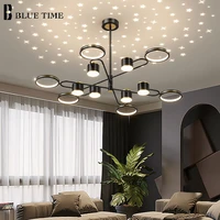 creative led chandelier for living room bedroom dining room kitchen light indoor chandelier lamp modern home lighting luminaires