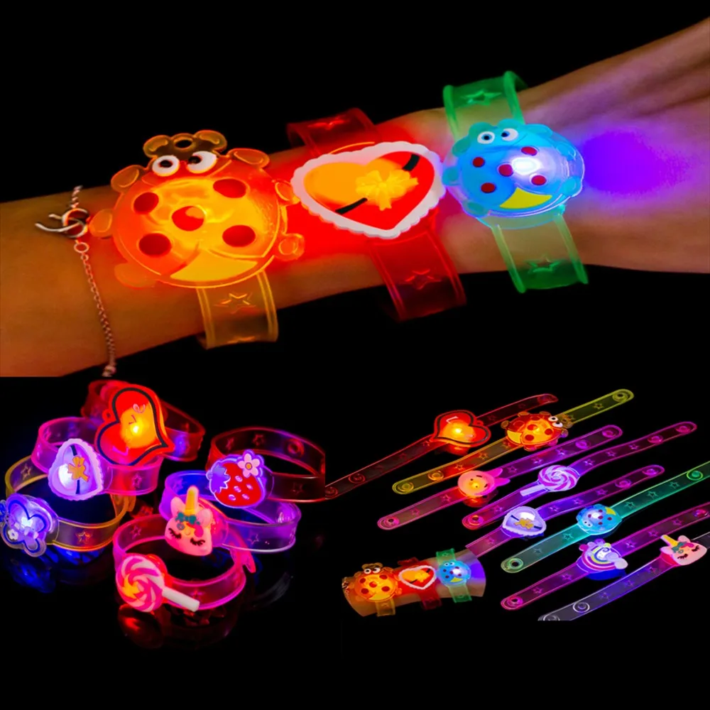 

Светящиеся браслеты для детей, 12-60 шт