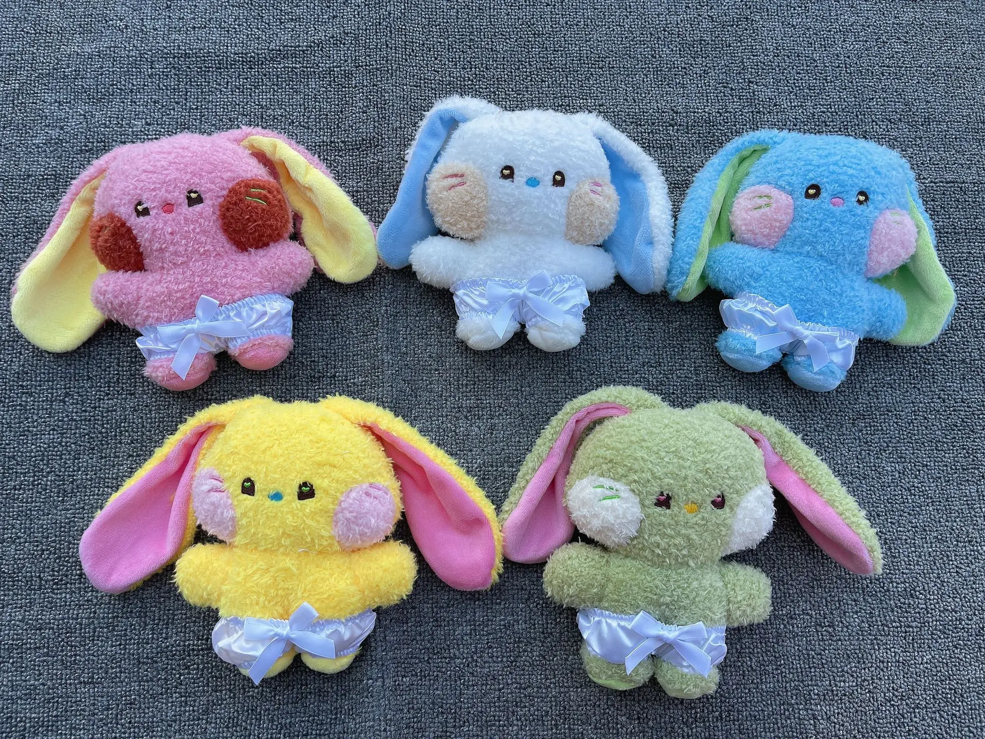 

KPOP MEW Whale Minji Danielle Haerin JEANS Rabbit Plush Doll Cute Cartoon 17cm Plush Dolls Fans Gifts