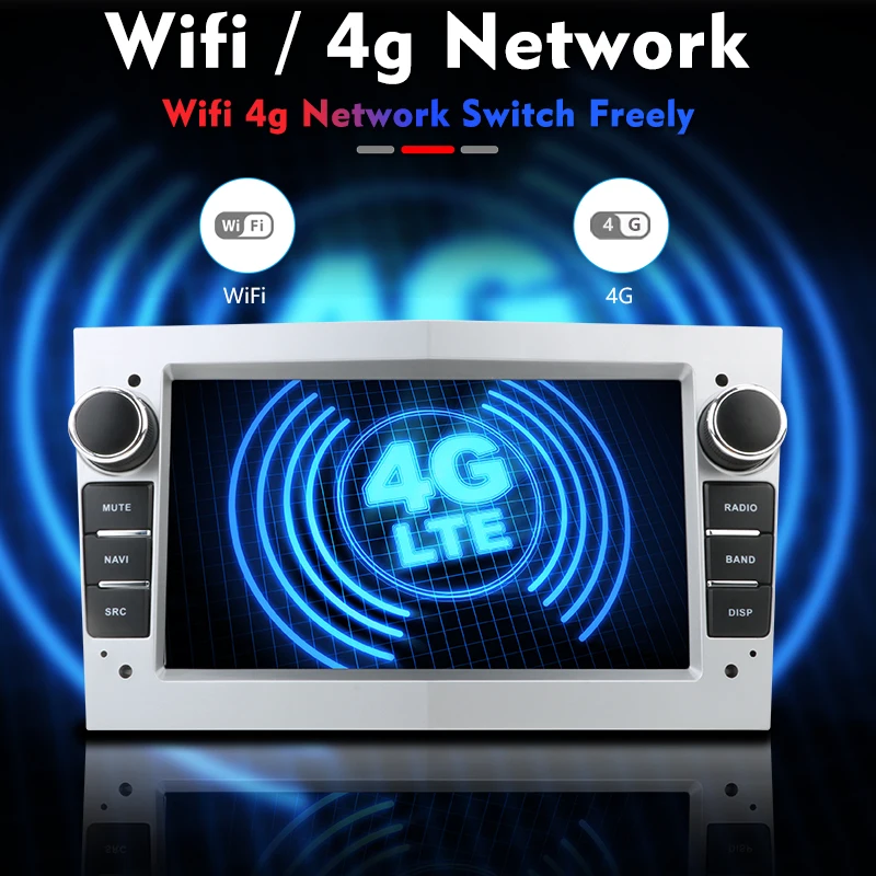 Автомагнитола Srnubi 2DIN Android для Opel Astra J 2004 Vectra Vauxhall Antara Zafira Corsa Meriva Veda мультимедийный