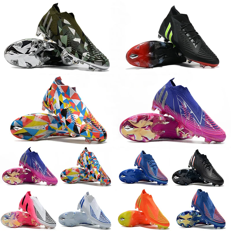 2022New Best Quality Men Child Girl PREDATOR FREAK + FG Football Boots High Ankle Soccer Shoes,Free Shipping
