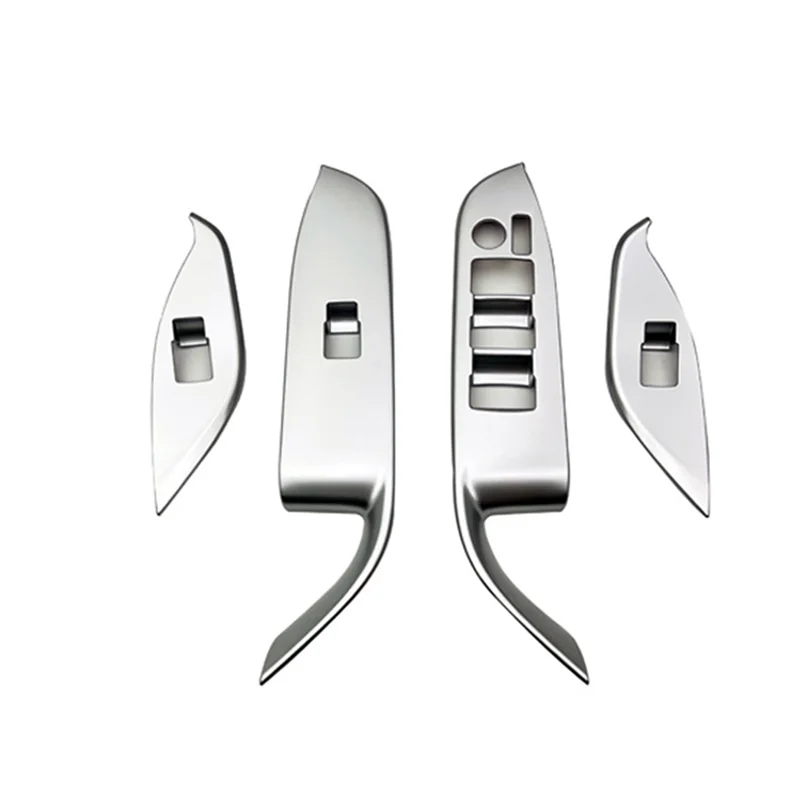 

For Toyota Voxy Noah 90 Series 2022 Window Glass Lift Button Switch Cover Trim Door Armrest Panel RHD Chrome