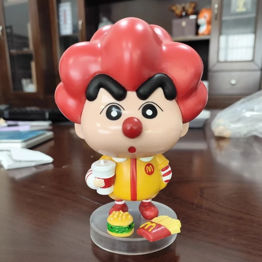 

Anime Mcdonald'S Crayon Shinchan Q Version Nohara Shinnosuke Creative Cute Figure Trendy Car Decorative Ornaments Model Toy Gift