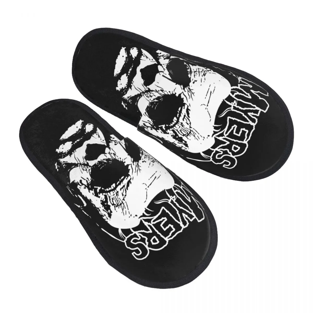 

Custom Print Women Punk Rock Band Misfits House Slippers Soft Warm Memory Foam Fluffy Slipper Indoor Outdoor Shoes