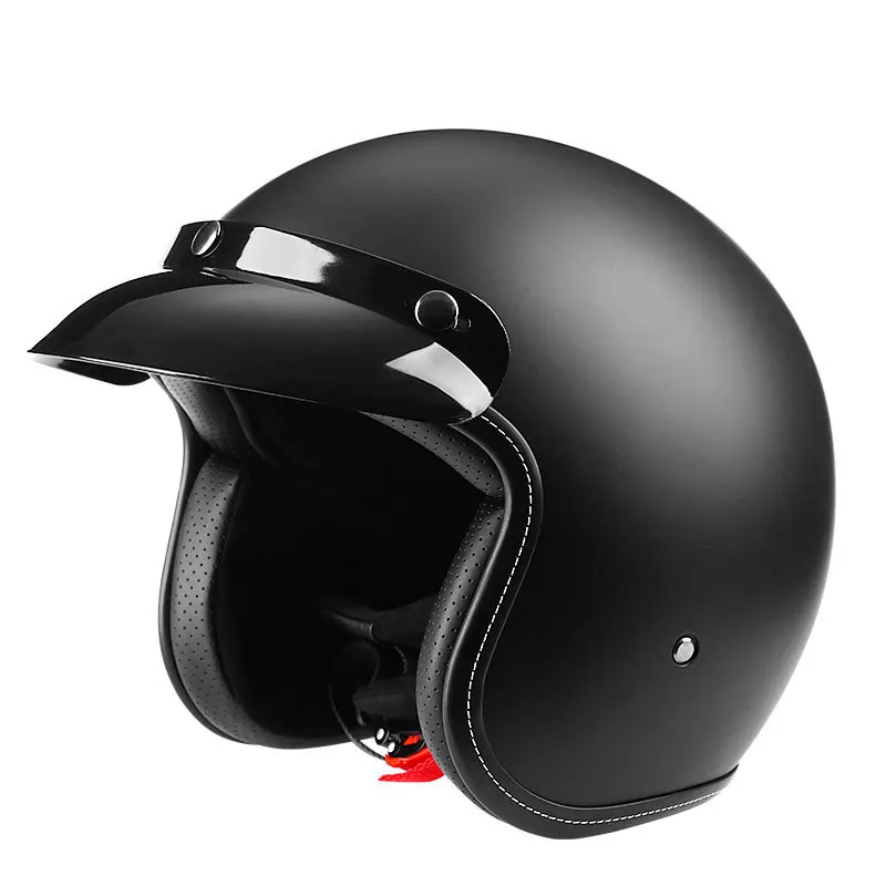 2022 New Motorcycle Retro Helmet Fashion City Bike Helmet Road Riding Electric Vehicle Portable Helmet Riding Motorcycle Helmet