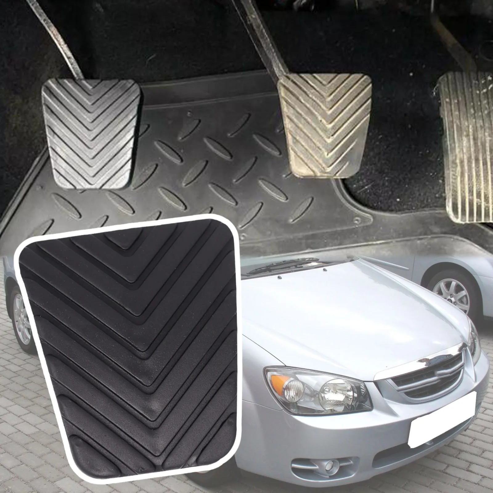 Brake Clutch Foot Pedal Pad Cover For Kia Cerato LD TD YD 20