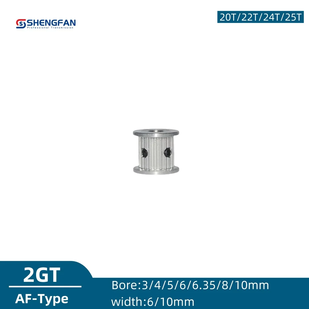 2GT GT2 20T 22T 24T 25-зубчатый зубчатый шкив Bore3/4/5/6/6. Ремень синхронизации 35/8/10 мм ширина 6