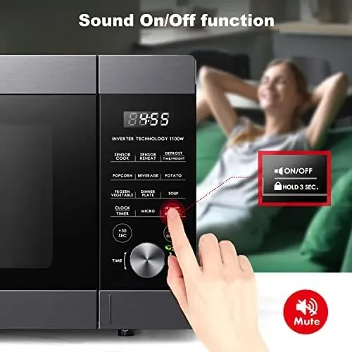 

Microwave Oven ExpressWave with Patented Inverter Technology, Sensor Cook & Sensor Reheat, 10 Variable Power Levels, Express