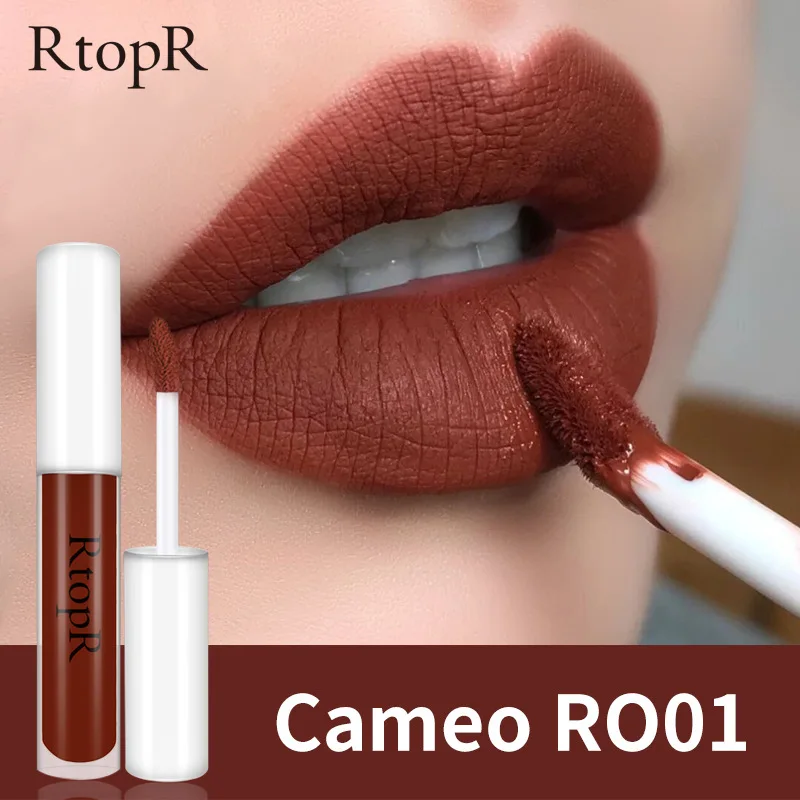 

RtopR Velvet Matte Moisturizing Lip Glaze Is Not Easy To Dip The Cup Matte Matte Liquid Lipstick