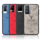 Тканевый силиконовый чехол для Vivo V23E V21E Y12S Y1S Y11S V20 Y31 Y53S, Y76S Y20i Y20S Y30 Y50 Y15S Y17 Y19 Y70 Y91C