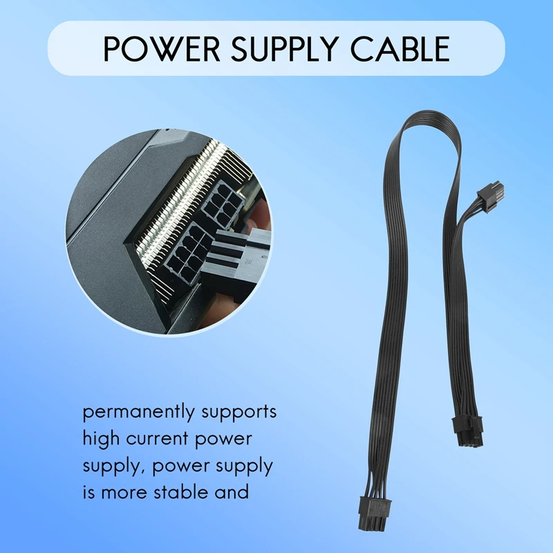 Кабель питания PCI-E 8-контактный на двойной (6 + 2-контактный) для модульного