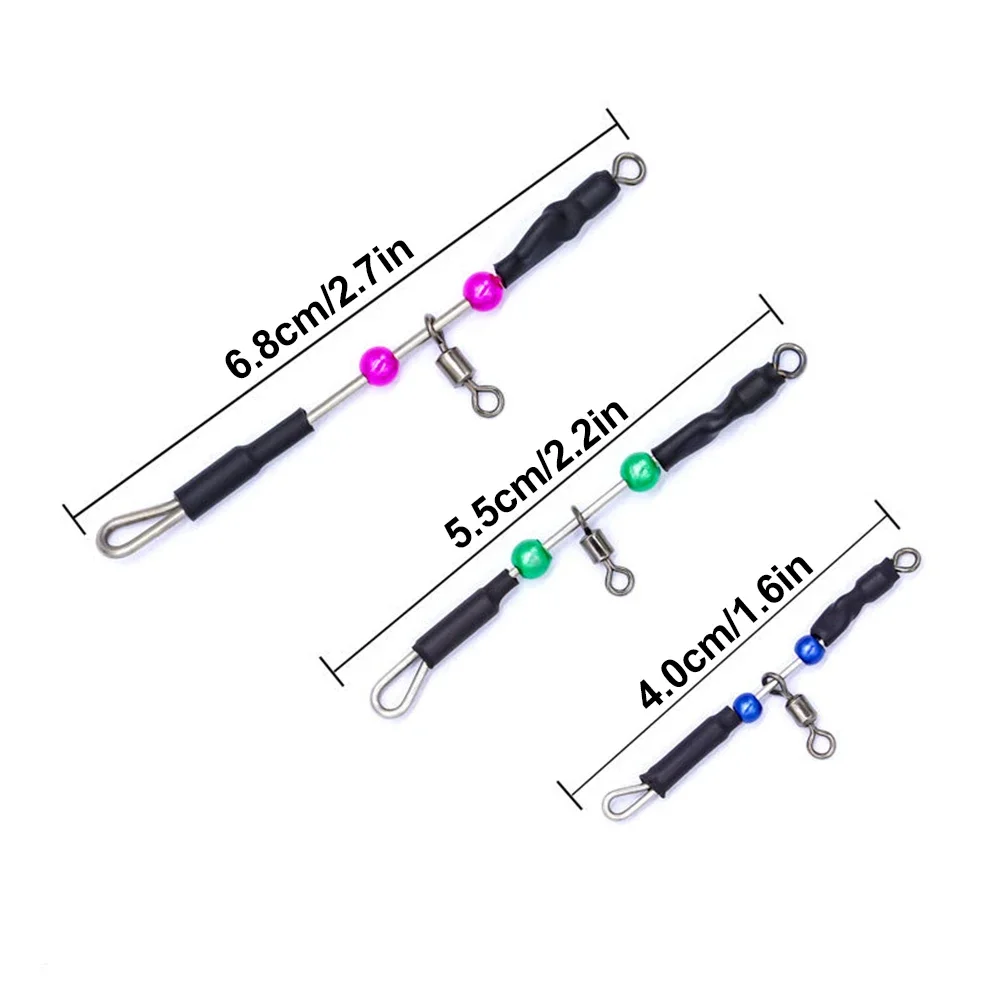 10 шт. поворотный рыболовный соединитель с подшипником быстрый крючок Urfe Para Temporales