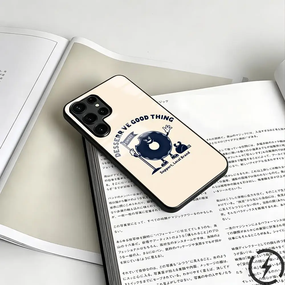 Фото Модный чехол для телефона с горным принтом для Samsung S26 S25 S24 S23 S22 S21 S20 Plus Ultra Note20, стеклянный магнитный чехол №4