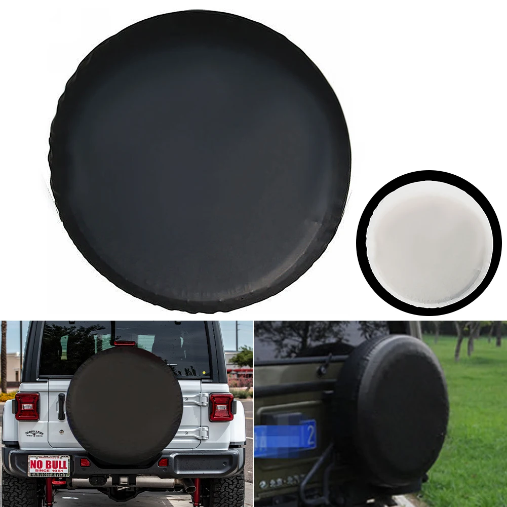 

Universal PVC Thickening Spare Tire Cover Leather Spare Wheel Cover for Car Truck SUV Camper Trailer Accessories 14/15/16/17inch
