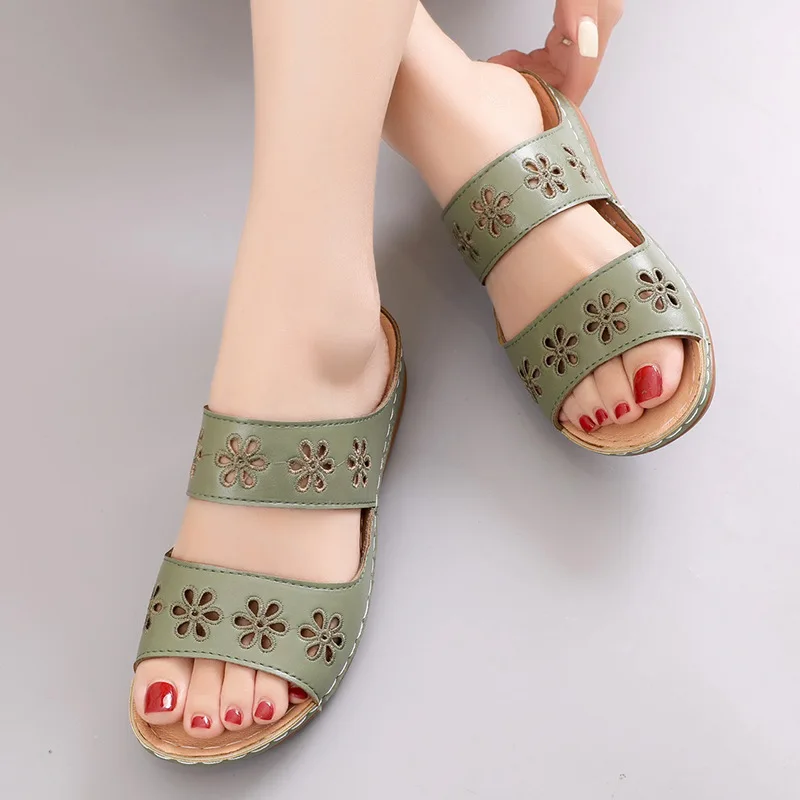 

Women Sandals Shoes Fashion Floral Women's Shoes Slippers Platform Shoes Woman Slip On Slides Footwear Female Zapatos De Mujer