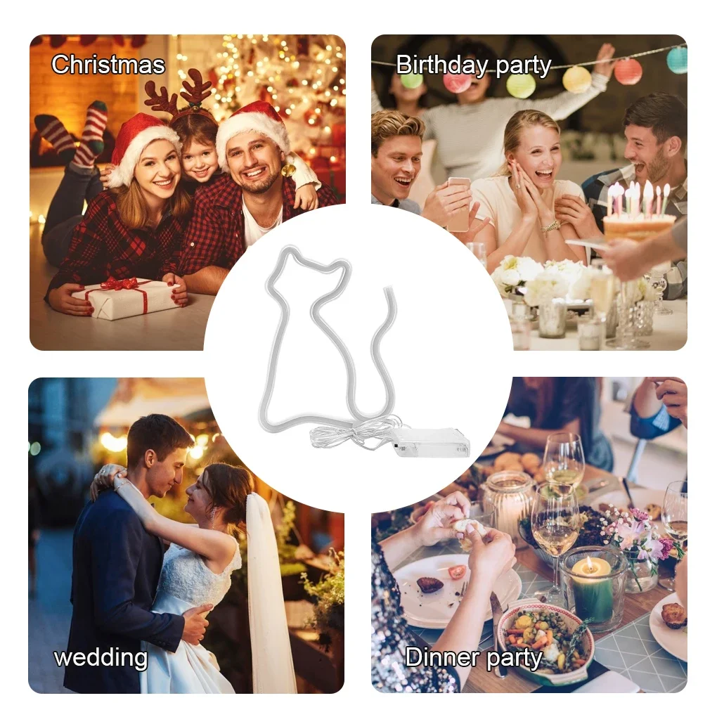 Прикроватный ночник для детской спальни светодиодные наклейки в форме кошки