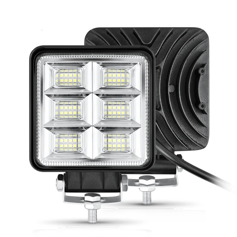 

2PCS Work Led Light 12V Offroad LED Bar 24V Square LED Work Lights for Car Truct Boat Atv 4x4 Tractor 144W Spotlight LED Light