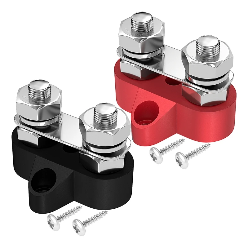 

Высококачественная Изолированная шина высокого качества, 5/16 дюймов, сверхмощный распределительный стержень, черный и красный