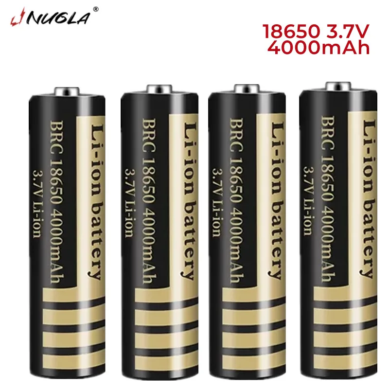

20PCS 100% Original BRC18650 battery 4000mAh 3.7v Rechargeable Batteries For for flashlight Torch