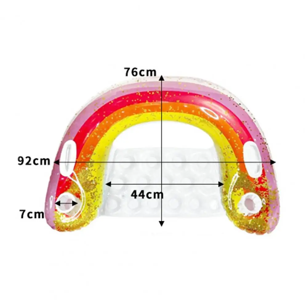 U-образный воздушный матрас для бассейна водный гамак с двумя держателями чашек