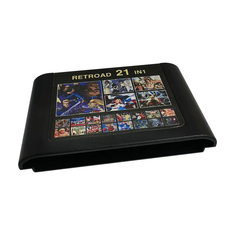 16-битная мультикорзина-картридж Genesis Games Super 21 в 1-для