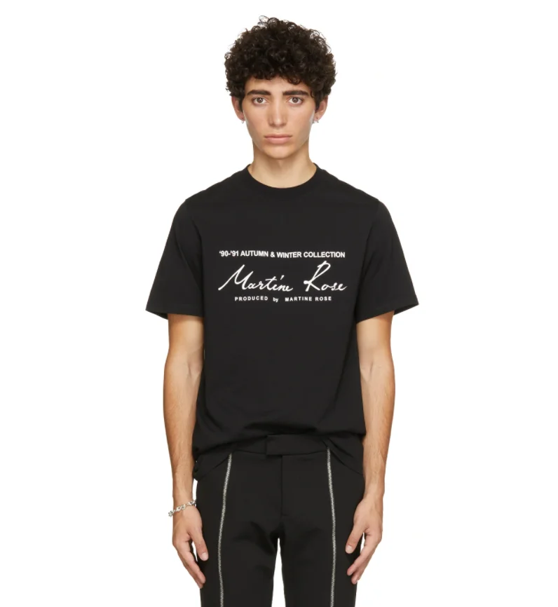 

Летняя новая Мужская модная повседневная трендовая облегающая Универсальная футболка с круглым вырезом и буквенным принтом