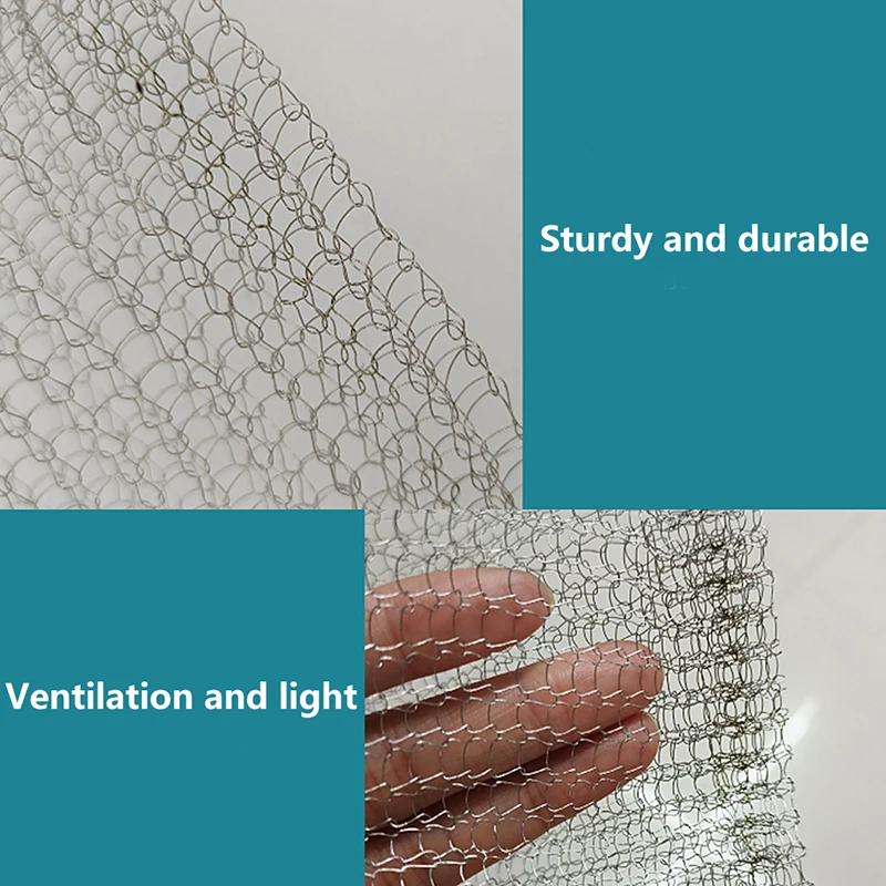 Металлические сетчатые пакеты из нержавеющей стали для цветов и растений укусов