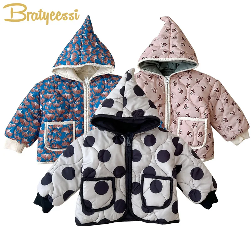 

Winter Kids Jackets Padded Baby Coats for Boys Girls Clothes Thicken Warm Children Outerwear Coats Infant Toddler Clothing