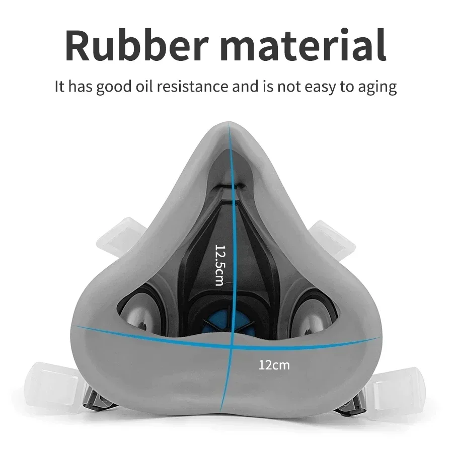 Химическая респираторная маска 6200 с набором фильтров PPE для покраски распылением