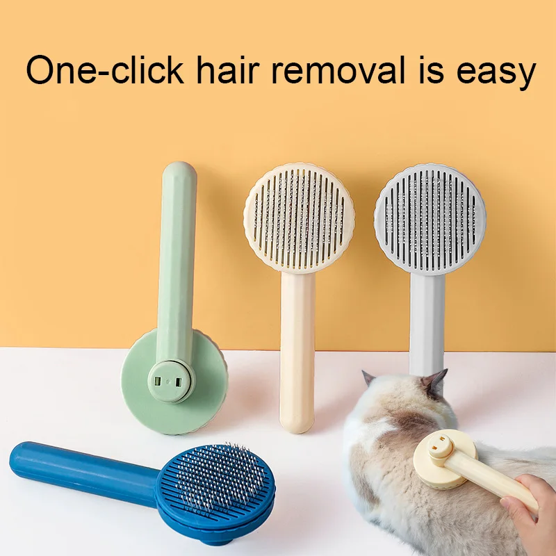 

Pet Comb Cat Puppy Cleaning Comb Dog to Floating Hair Comb Cat Massage Comb Self-cleaning Needle Comb Cat Comb