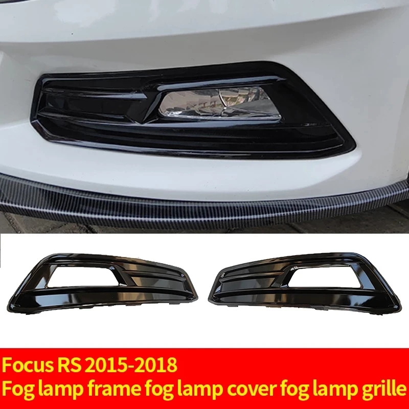 

Car Fog Light Cover Frame Grille Fit For Ford Focus 2015-2018 ST Only