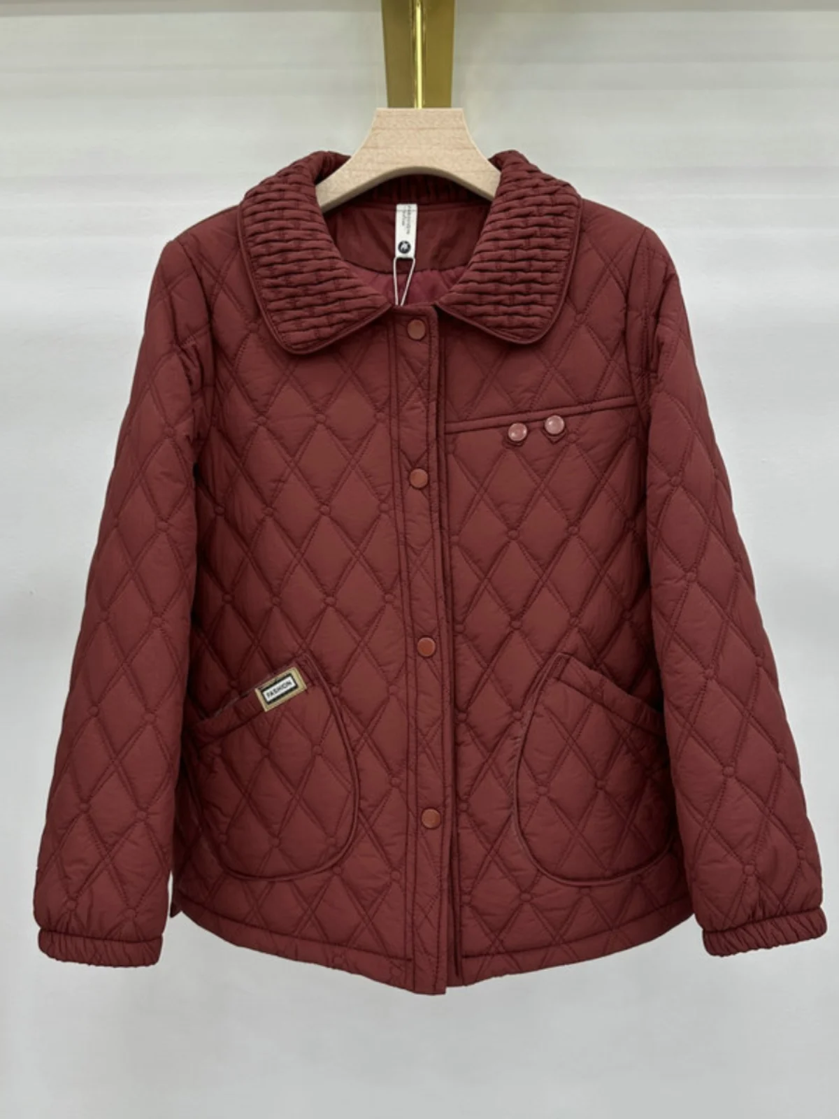 Куртка с хлопковой подкладкой одежда для мам среднего и пожилого возраста пальто