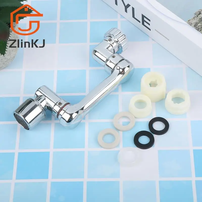 

Universal 1080° Rotatable Faucet Aerator Extender Plastic Splash Filter Faucets Bubbler Nozzle Robotic Arm For Kitchen Bathroom
