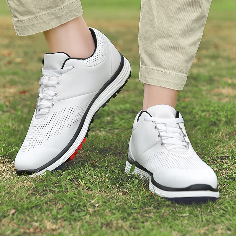 2023 New Men's Golf Shoes Youth Large 48 Comfortable Outdoor Fitness Golf Racing Shoe