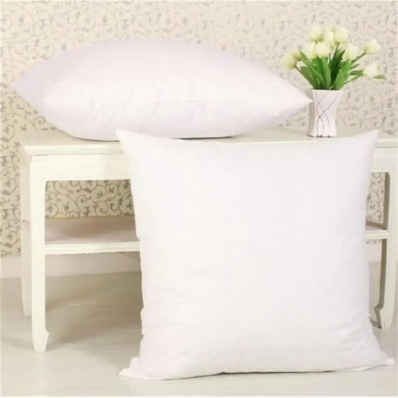 1Pcs 40*40 45*45 35*55 Standard Pillow Cushion Core Pillow Seat White Decor Throw Soft Filling Home Interior Car Cushion In A3Q1