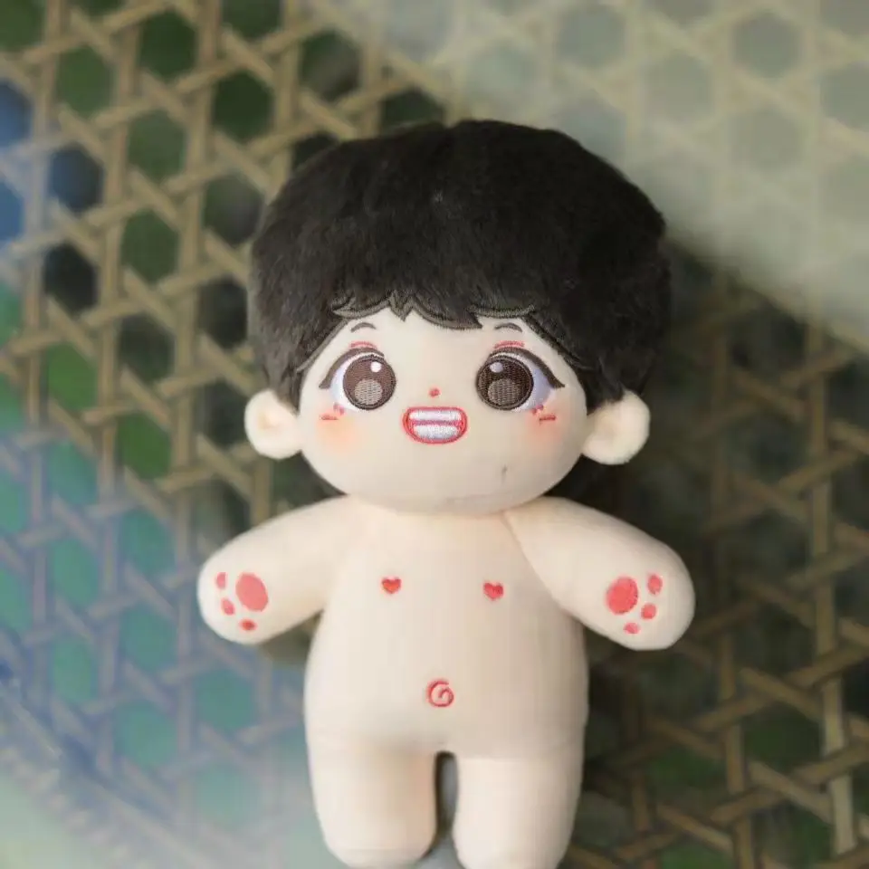 

Star YAXUAN Doll Clothes Plush 20cm Korea Idol Doll Clothes Stray Kids Stuffed Animal Cute Cartoon Girl family Toys Gift