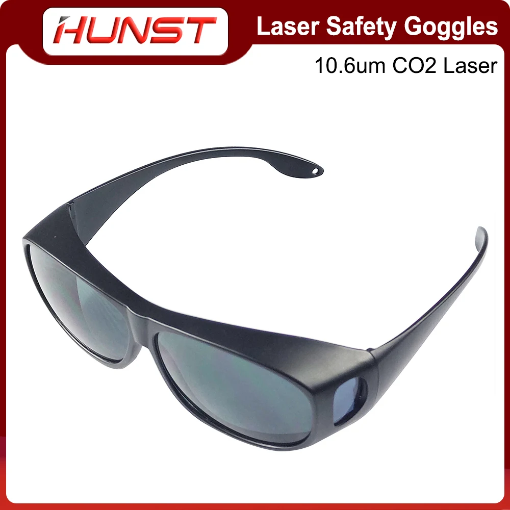 HUNST CO2 Laser Safety Glasses OD6+ For Marking Cutting Machine Parts 10600nm Protective Eyewear Goggles