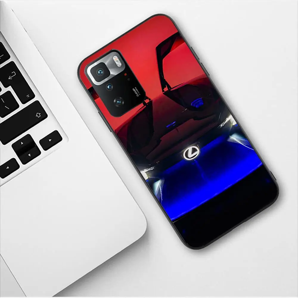 Lexus Sports Car Logo Phone Case For Redmi 9 9A 7A 10 8A 10A 8 Note 11 10S 7 11S Plus POCO X3 Pro Luxury Design Fashion Covers