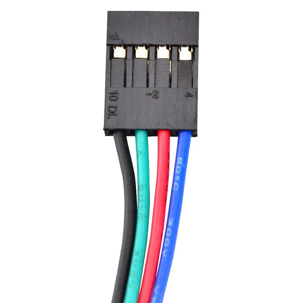 Шаговый двигатель Nema 17 48 мм электродвигатель Nema17 42bygh 2A 4-Lead (17Hs19-2004S1) кабель 1 м для