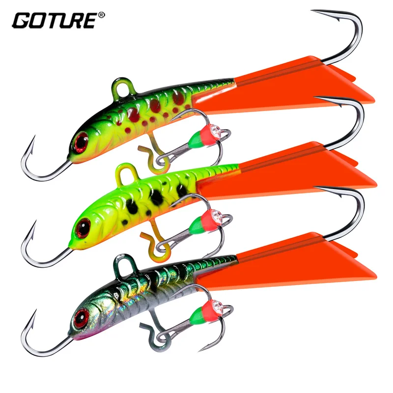 

3 шт./партия, рыболовные воблеры для зимней подледной рыбалки, 16 г, 6,8 см