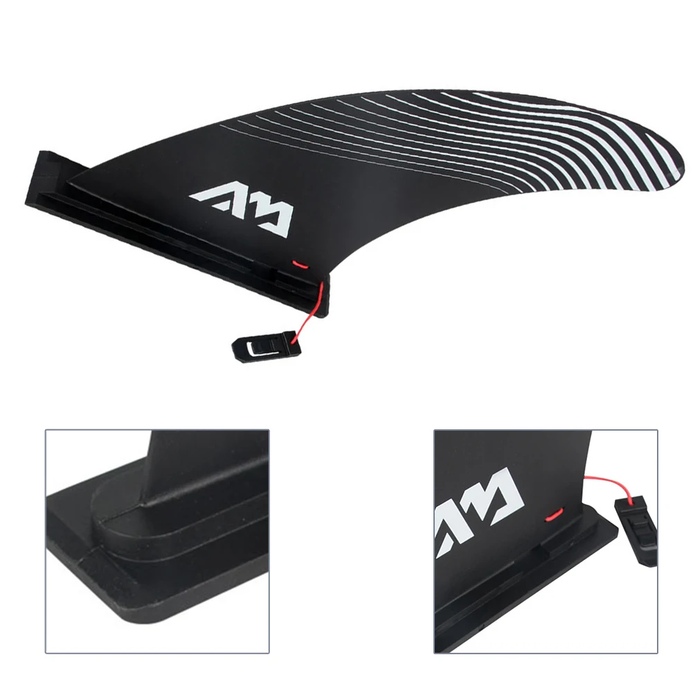 

AM Fin Stand Up Surfboard Paddle Board Stable Support Plate for AQUA MARINA Brand (Color Black Size 22*18 5cm)