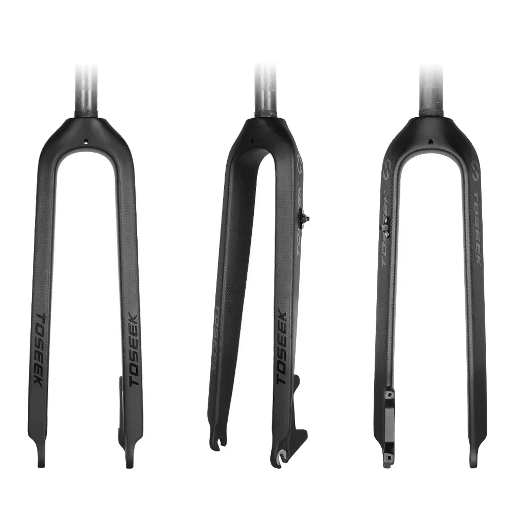 Передние вилки для велосипеда из углеродного волокна TOSEEK 26/27 5/29 дюйма вилка