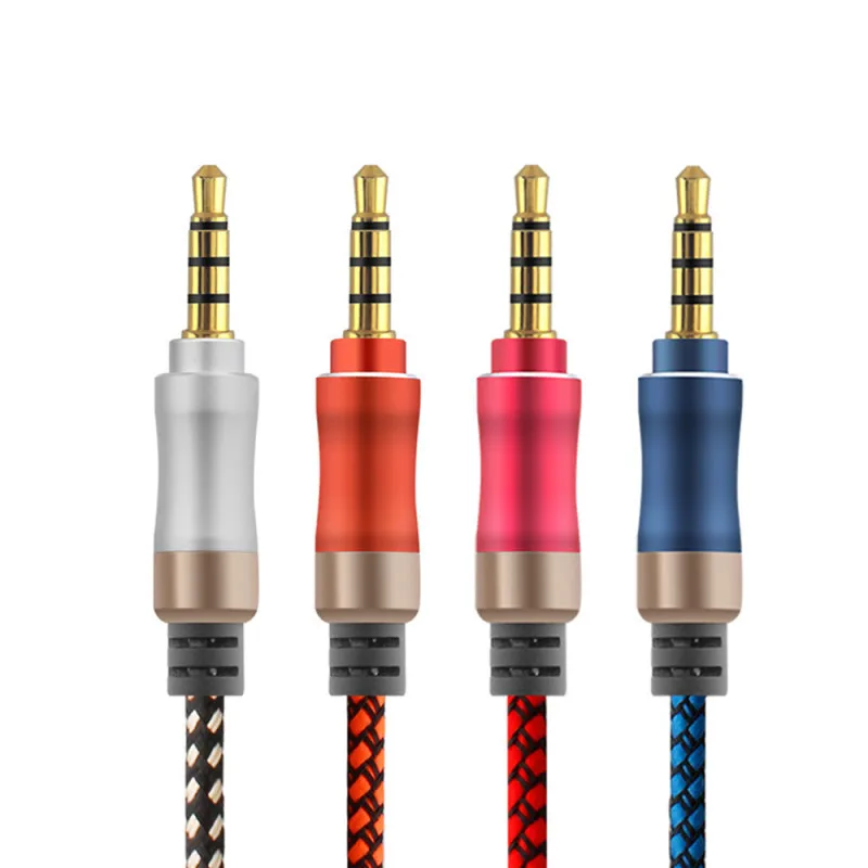 3.5 мм аудио кабель с разъемом Jack для подключения динамиков к автомобилю, наушникам, удлинительный кабель для мобильного телефона и компьютера.